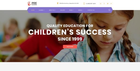 образование многостраничный чистый html шаблон сайта