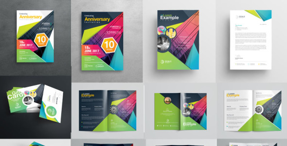 Фирменный стиль на тему графика