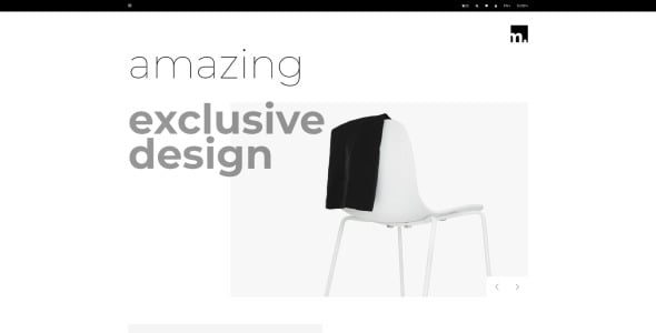 мебельный магазин минималистичный шаблон opencart