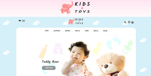 детский магазин игрушек prestashop тема