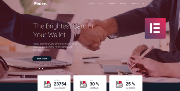концепция классическая тема wordpress elementor