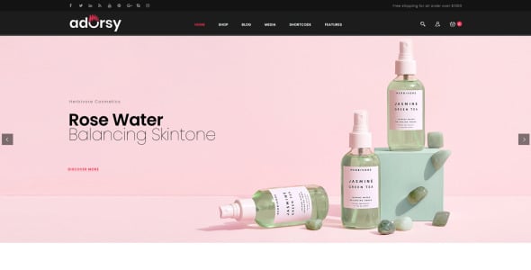 модные аксессуары тема woocommerce