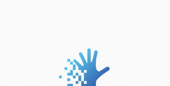 Шаблон логотипа на тему графика