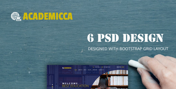 PSD шаблон на тему графика