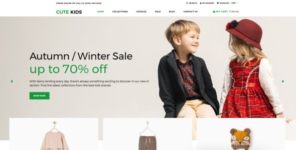 мода отзывчивая чистая тема shopify