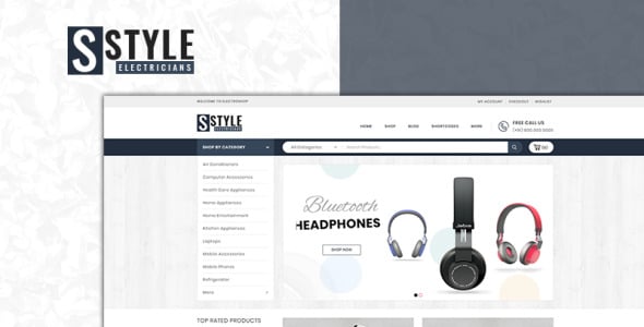 тема магазина электроники woocommerce