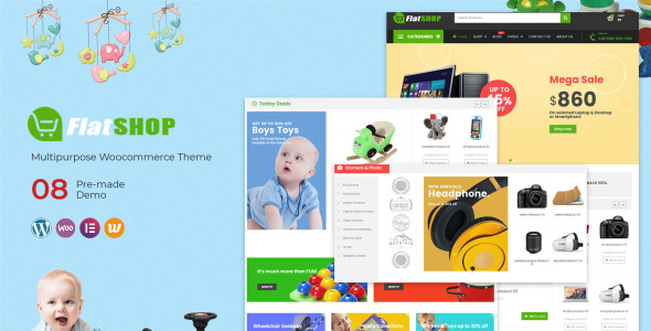 многоцелевая тема woocommerce