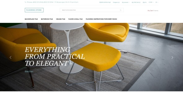 используйте шаблон opencart