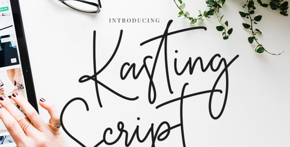 Шрифт на тему графика