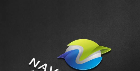 Шаблон логотипа на тему графика