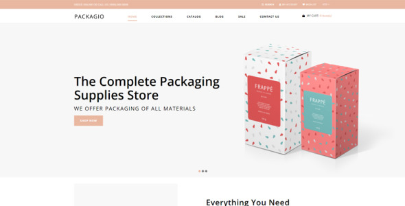 техническое обслуживание чистая тема shopify