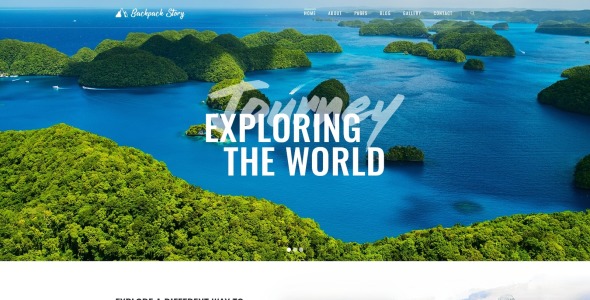 туристическое агентство многостраничный современный шаблон joomla