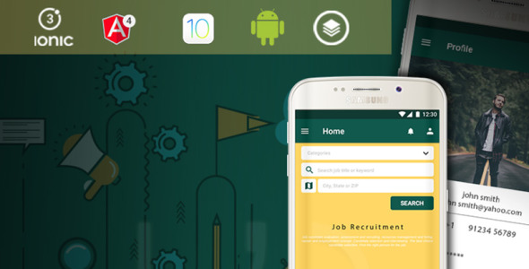 Адаптивный Шаблон для приложения на тему бизнес услуги