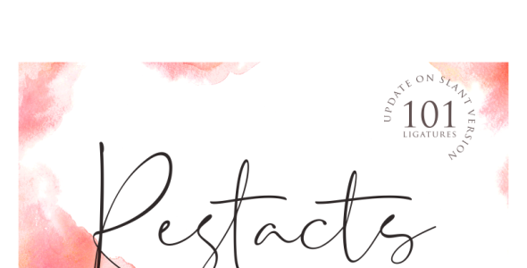 Шрифт на тему графика