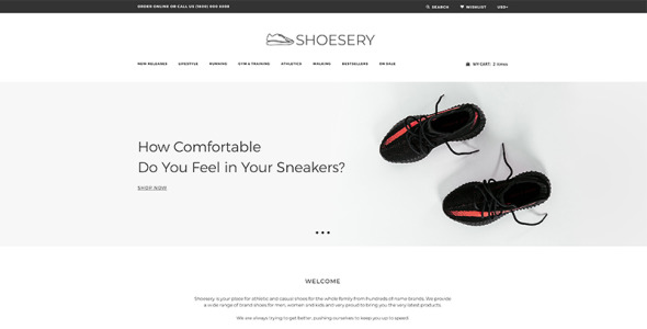 обувной магазин clean shopify тема