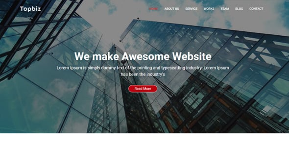 универсальный шаблон целевой страницы