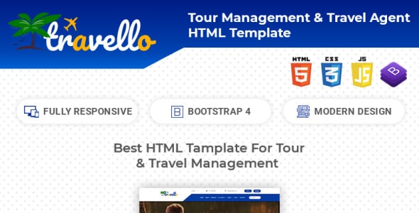 travello html шаблон сайта
