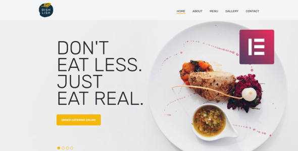 ресторан универсальная классическая тема wordpress elementor