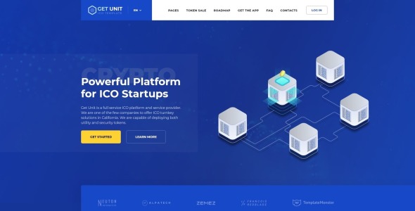 ico crypto currency многостраничный html шаблон сайта