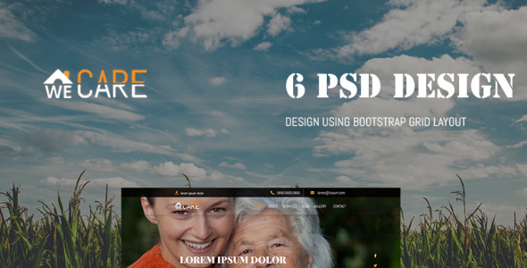 PSD шаблон на тему графика