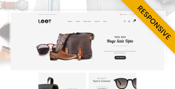 шаблон модного магазина opencart