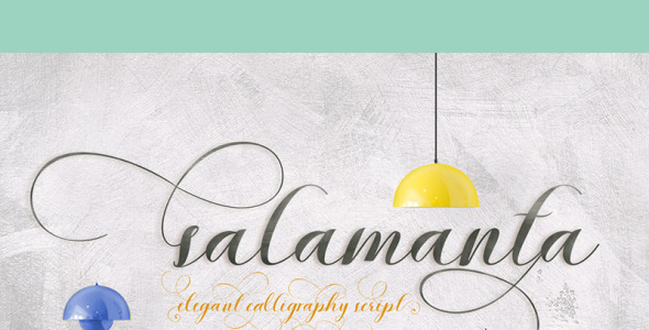 Шрифт на тему графика