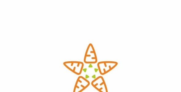 Шаблон логотипа на тему графика