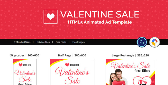 Animated Banner на тему графика