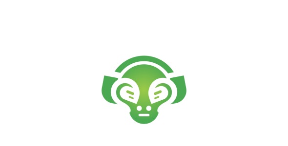 Шаблон логотипа на тему графика