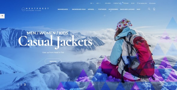 extreme store clean bootstrap ecommerce prestashop theme