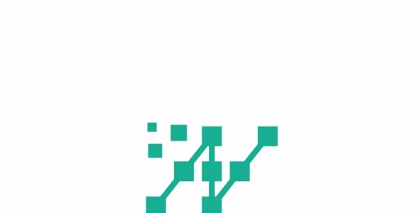 Шаблон логотипа на тему графика