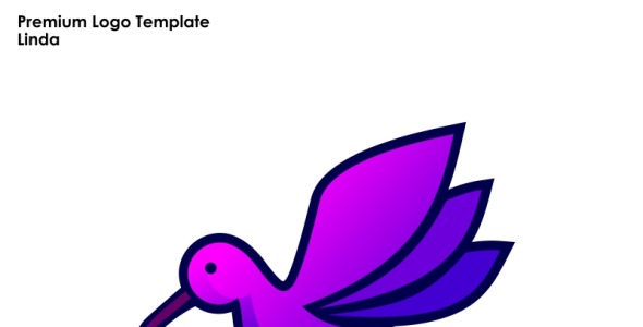 Шаблон логотипа на тему графика