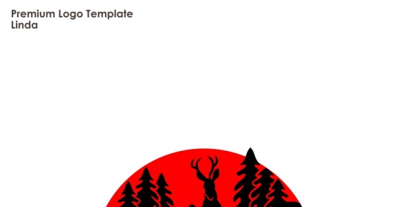 Шаблон логотипа на тему графика