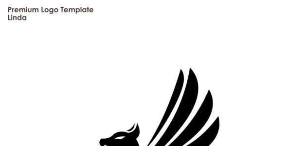 Шаблон логотипа на тему графика