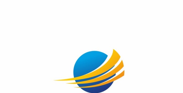 Шаблон логотипа на тему графика