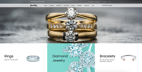 аксессуары элегантная тема shopify