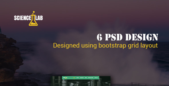 PSD шаблон на тему графика