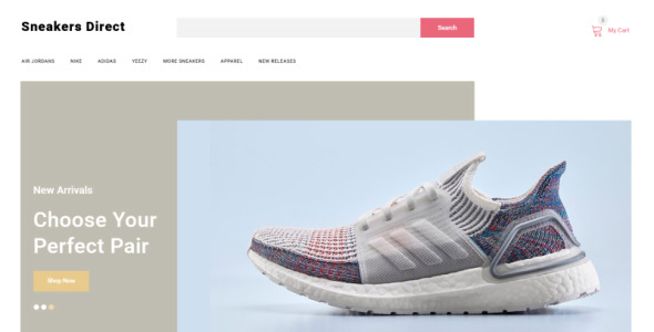 модный магазин чистый шаблон opencart