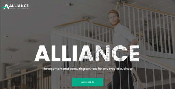 управление и консалтинг современный шаблон целевой страницы html5