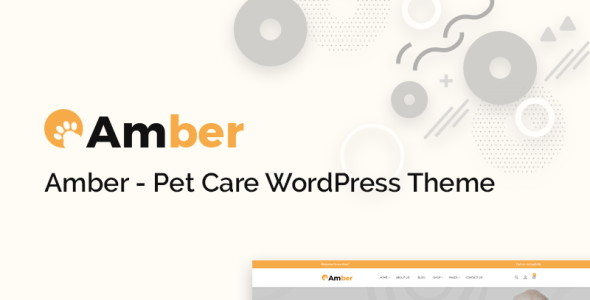amber – pet care woocommerce theme