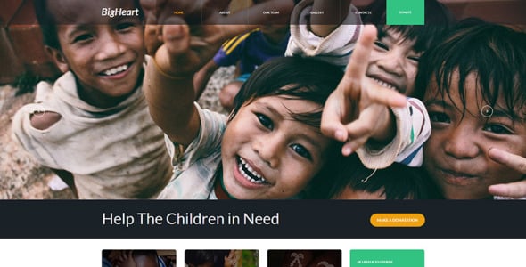 Charity Moto CMS HTML Template