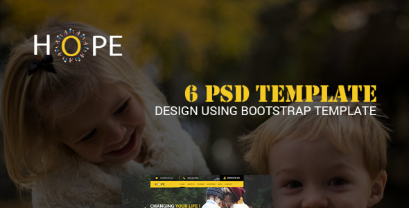 PSD шаблон на тему агентство по усыновлению