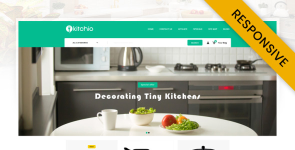 Kitchen Store OpenCart Template