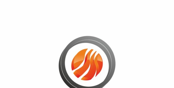 Шаблон логотипа на тему графика