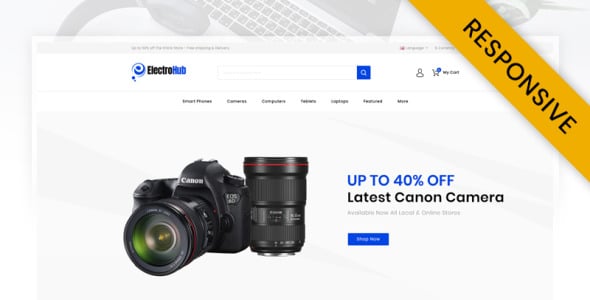 шаблон opencart для цифрового магазина