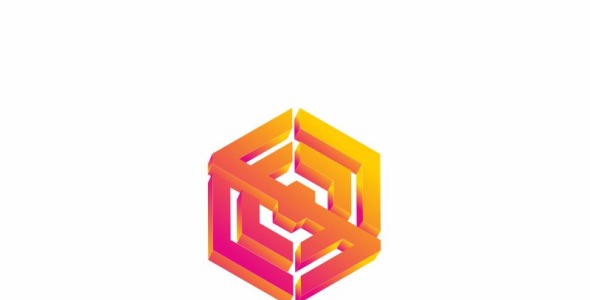 Шаблон логотипа на тему графика