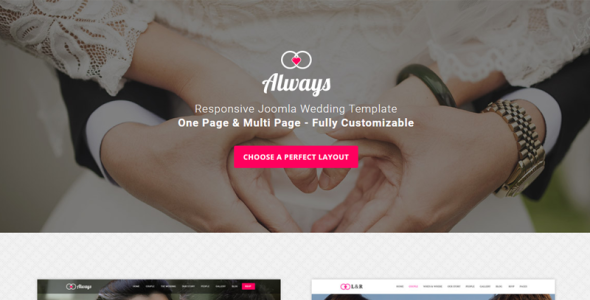 адаптивный свадебный шаблон joomla