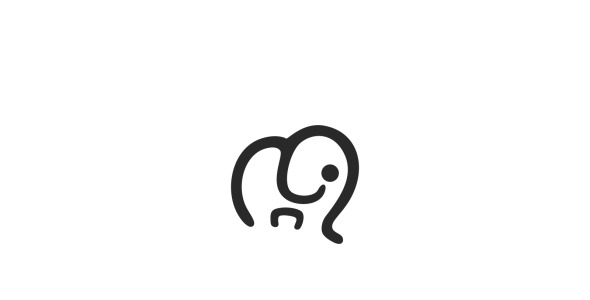 Шаблон логотипа на тему графика