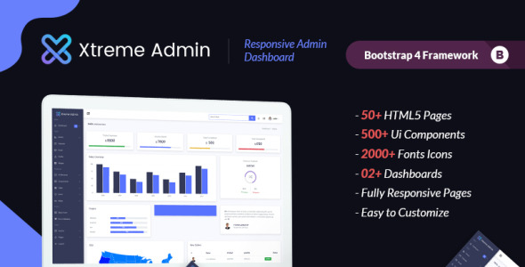 шаблон администратора панели управления xtreme dashboard admin template
