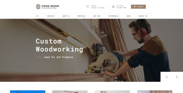 интерьер и мебель чистый html шаблон целевой страницы